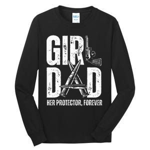 Dad Her Solder Forever Proud Fathers Day Dad Tall Long Sleeve T-Shirt