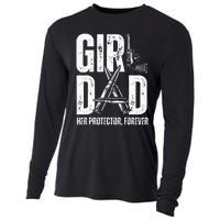 Dad Her Solder Forever Proud Fathers Day Dad Cooling Performance Long Sleeve Crew