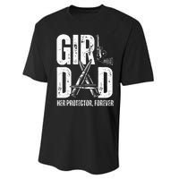 Dad Her Solder Forever Proud Fathers Day Dad Performance Sprint T-Shirt