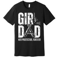 Dad Her Solder Forever Proud Fathers Day Dad Premium T-Shirt