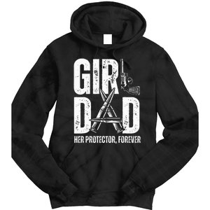 Dad Her Solder Forever Proud Fathers Day Dad Tie Dye Hoodie