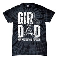 Dad Her Solder Forever Proud Fathers Day Dad Tie-Dye T-Shirt