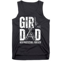 Dad Her Solder Forever Proud Fathers Day Dad Tank Top