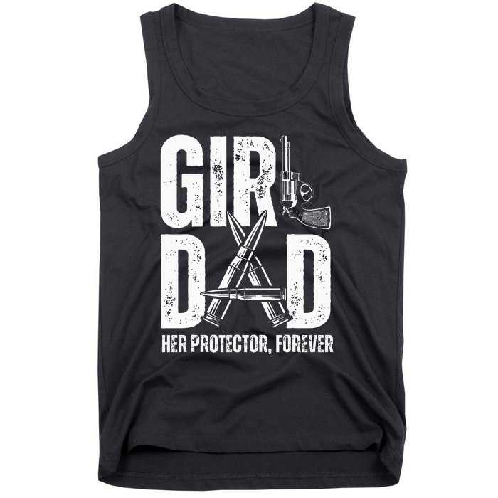 Dad Her Solder Forever Proud Fathers Day Dad Tank Top