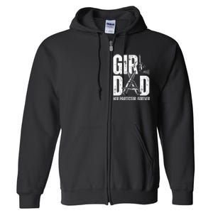 Dad Her Solder Forever Proud Fathers Day Dad Full Zip Hoodie