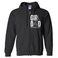 Dad Her Solder Forever Proud Fathers Day Dad Full Zip Hoodie