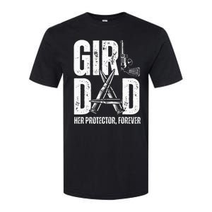 Dad Her Solder Forever Proud Fathers Day Dad Softstyle CVC T-Shirt