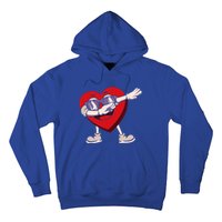 Dabbing Heart Sunglasses Funny Valentines Day Gift Hoodie