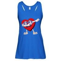 Dabbing Heart Sunglasses Funny Valentines Day Gift Ladies Essential Flowy Tank