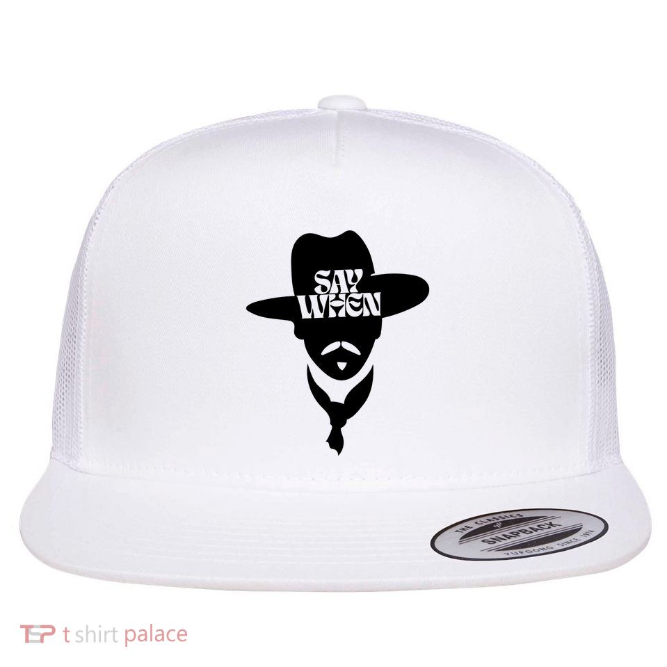 Doc Holliday Say When Flat Bill Trucker Hat