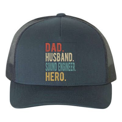 Dad Husband Sound Engineer Hero Great Gift Yupoong Adult 5-Panel Trucker Hat