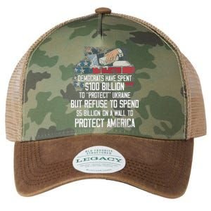 Democrats Have Spent $100 Billion To Protect Ukraine Legacy Tie Dye Trucker Hat