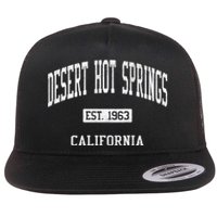 Desert Hot Springs California Ca Js04 Vintage Flat Bill Trucker Hat