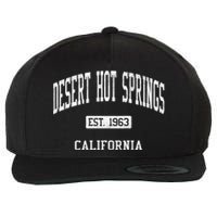 Desert Hot Springs California Ca Js04 Vintage Wool Snapback Cap