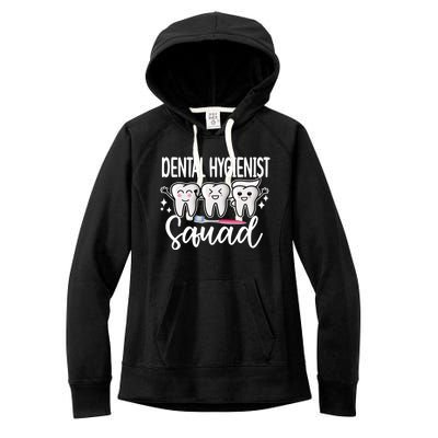 Dental Hygienist Squad Dental Hygiene Crew Cool Gift Women's Fleece Hoodie