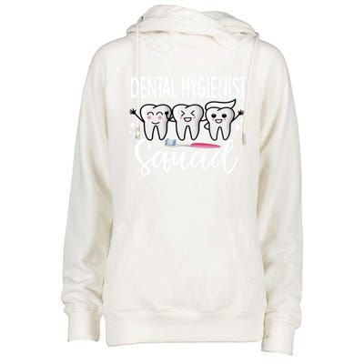 Dental Hygienist Squad Dental Hygiene Crew Cool Gift Womens Funnel Neck Pullover Hood