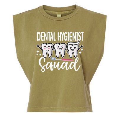 Dental Hygienist Squad Dental Hygiene Crew Cool Gift Garment-Dyed Women's Muscle Tee