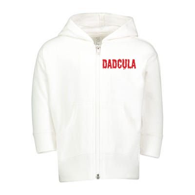 Dadcula Halloween Shirts For Dads Toddler Zip Fleece Hoodie