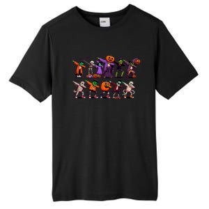 Dabbing Halloween Skeleton Zombie Scary Pumpkin Mummy Funny Gift Tall Fusion ChromaSoft Performance T-Shirt