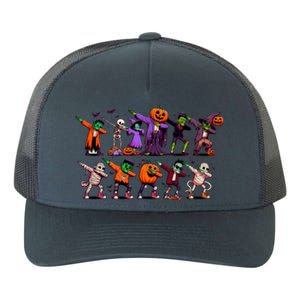 Dabbing Halloween Skeleton Zombie Scary Pumpkin Mummy Funny Gift Yupoong Adult 5-Panel Trucker Hat