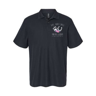 Dirt Horse Smell And Dog Slobber Horse Lover Softstyle Adult Sport Polo