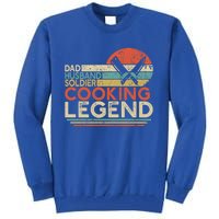 Dad Husband Soldier Cooking Legend Military Chef Gift Tall Sweatshirt