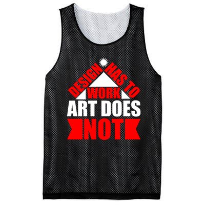 Design Has To Work Art Does Not Mesh Reversible Basketball Jersey Tank