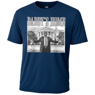 Daddys Home Trump 2024 Maga 2024 Trump Return 45 Sweat Performance Shirt