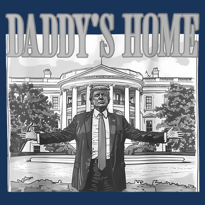 Daddys Home Trump 2024 Maga 2024 Trump Return 45 Sweat Bag