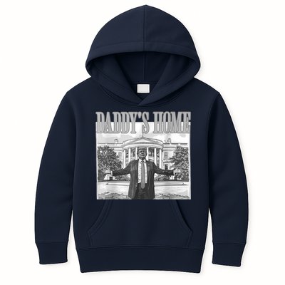 Daddys Home Trump 2024 Maga 2024 Trump Return 45 Sweat Kids Hoodie