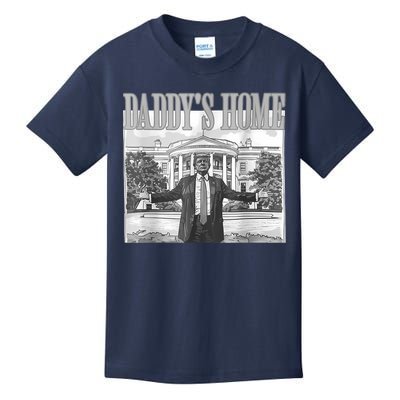 Daddys Home Trump 2024 Maga 2024 Trump Return 45 Sweat Kids T-Shirt