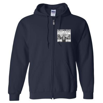 Daddys Home Trump 2024 Maga 2024 Trump Return 45 Sweat Full Zip Hoodie