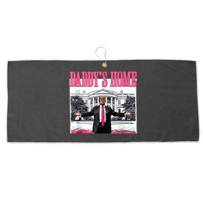 DaddyS Home Trump 2024 Large Microfiber Waffle Golf Towel