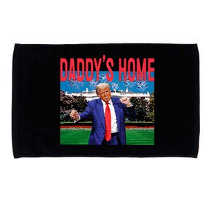 DaddyS Home Trump Trump 2024 Take America Back Microfiber Hand Towel