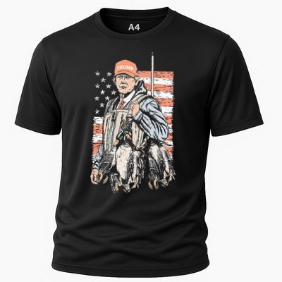Duck Hunting Trump Camo Hello Hunting Season Performance Shirt