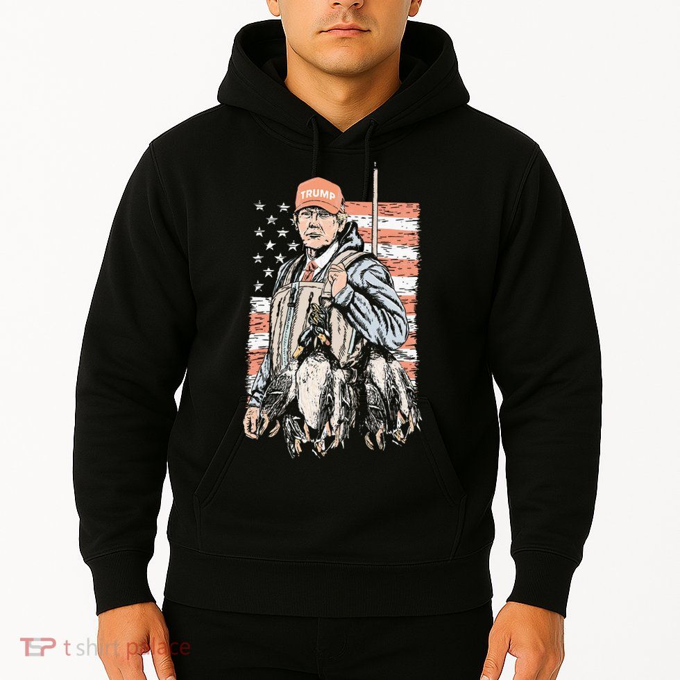Duck Hunting Trump Camo Hello Hunting Season Hoodie