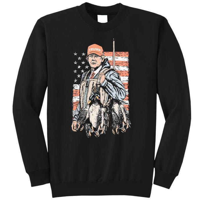 Duck Hunting Trump Camo Hello Hunting Season Sweatshirt