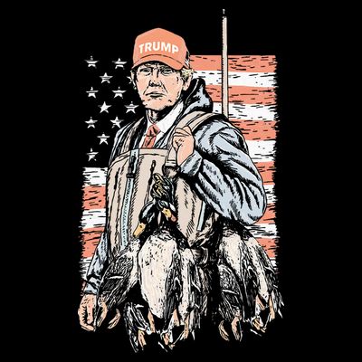 Duck Hunting Trump Camo Hello Hunting Season T-Shirt