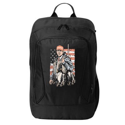 Duck Hunting Trump Camo Hello Hunting Season City Backpack