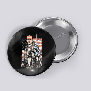 Duck Hunting Trump Camo Hello Hunting Season Button