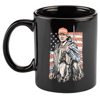 Duck Hunting Trump Camo Hello Hunting Season 11oz C Handle Ceramic Mug