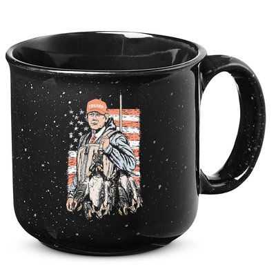 Duck Hunting Trump Camo Hello Hunting Season 15oz Campfire Ceramic Mug