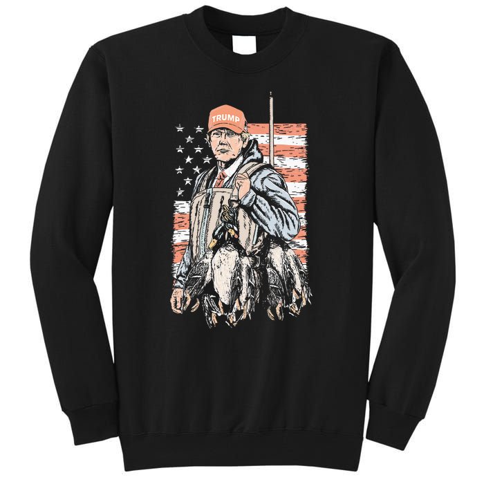 Duck Hunting Trump Camo Hello Hunting Season Tall Sweatshirt