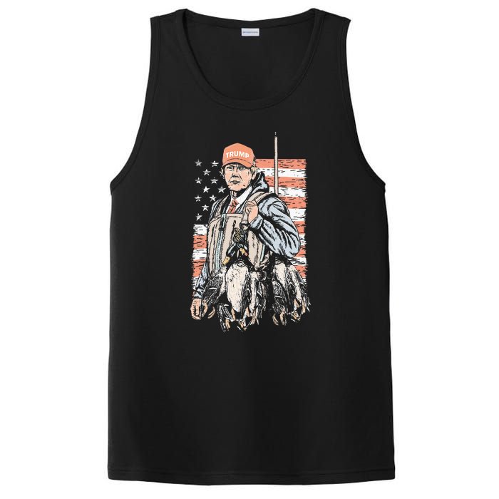 Duck Hunting Trump Camo Hello Hunting Season PosiCharge Competitor Tank