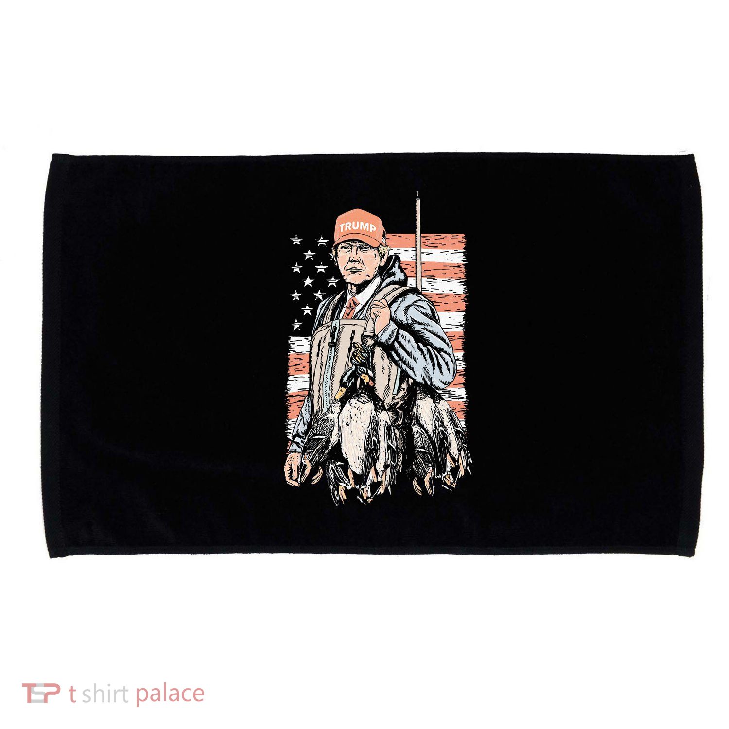 Duck Hunting Trump Camo Hello Hunting Season Microfiber Hand Towel