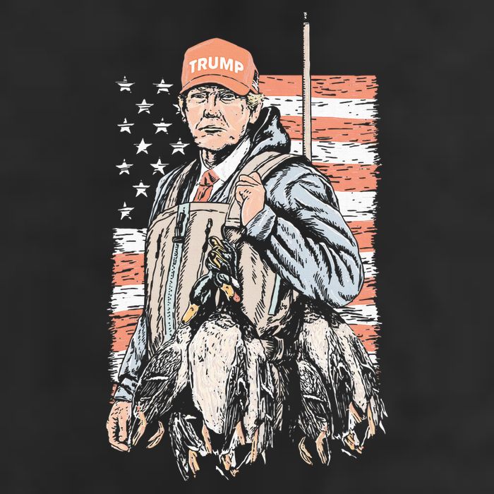 Duck Hunting Trump Camo Hello Hunting Cool Comfort Performance Bucket Hat
