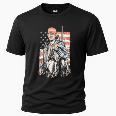 Duck Hunting Trump Camo Hello Hunting Performance Shirt