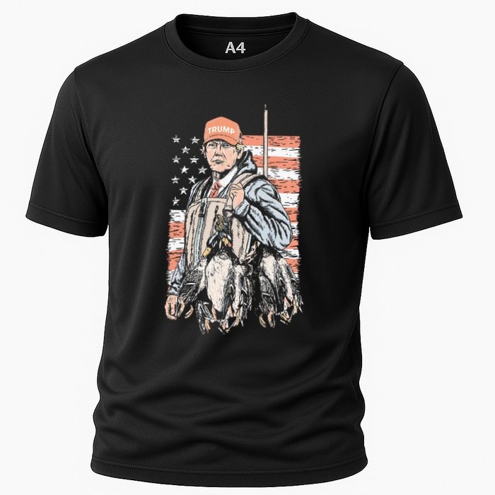 Duck Hunting Trump Camo Hello Hunting Cooling Performance Crew T-Shirt