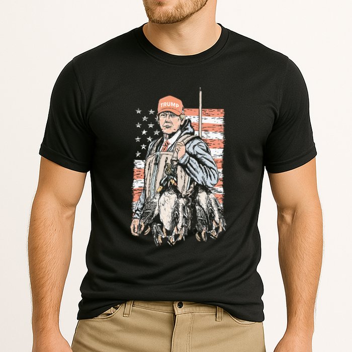 Duck Hunting Trump Camo Hello Hunting Cooling Performance Crew T-Shirt