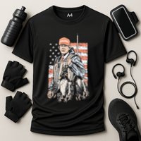 Duck Hunting Trump Camo Hello Hunting Cooling Performance Crew T-Shirt